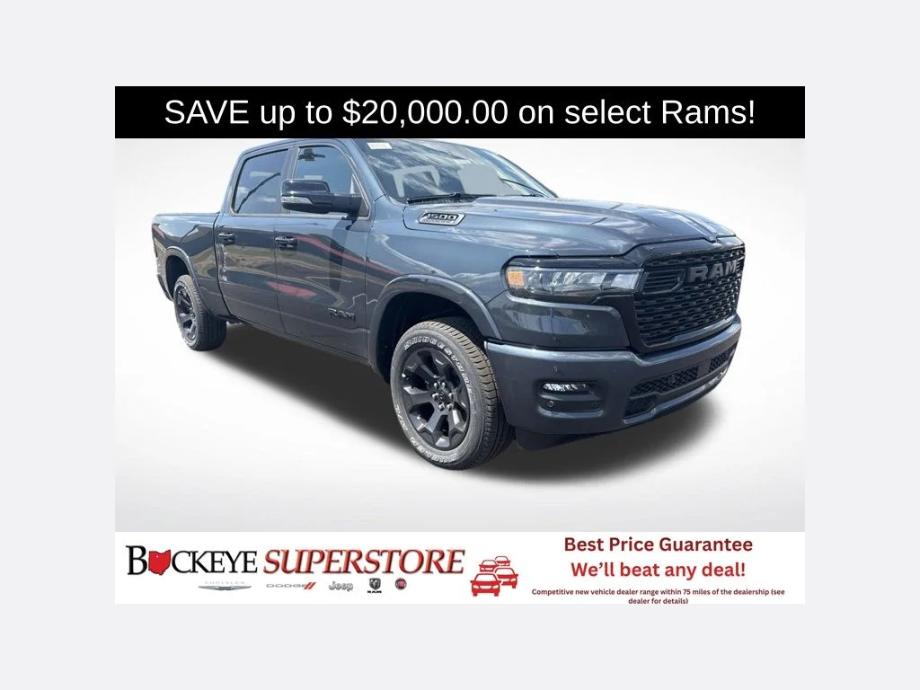New 2026 Forged Blue Metallic Exterior Paint RAM BIG HORN image 1