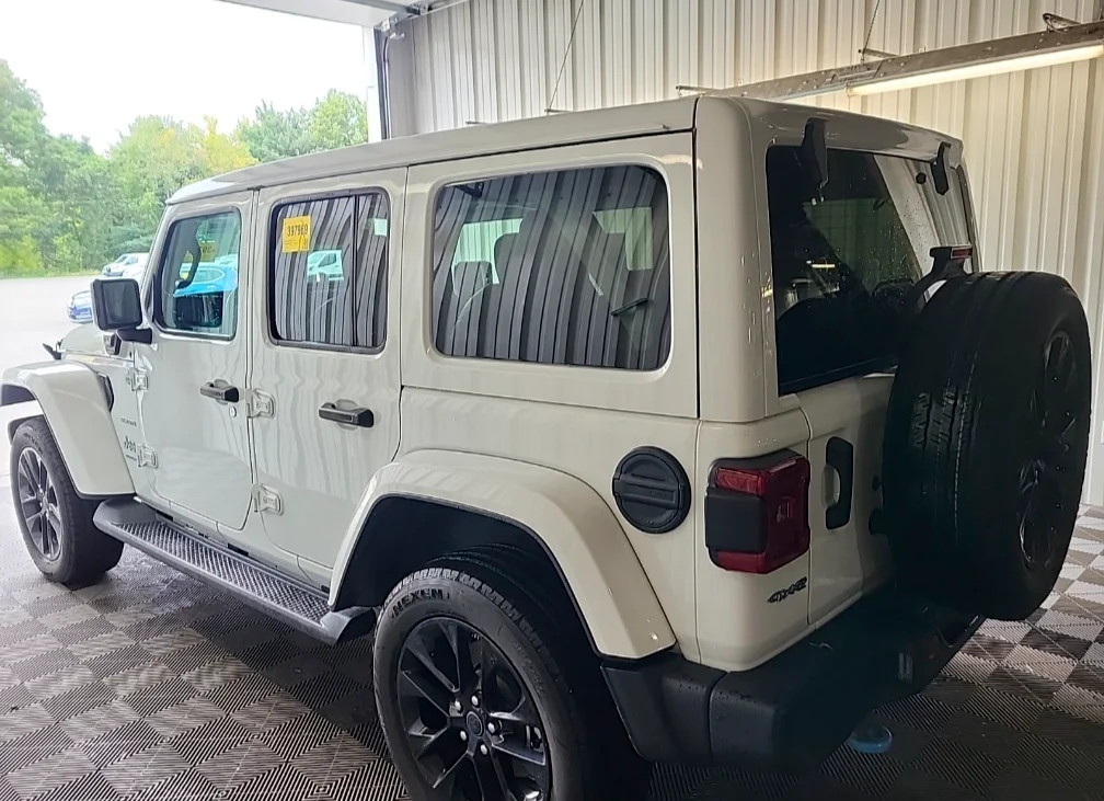 Used 2024 White Jeep Sahara 4xe image 4