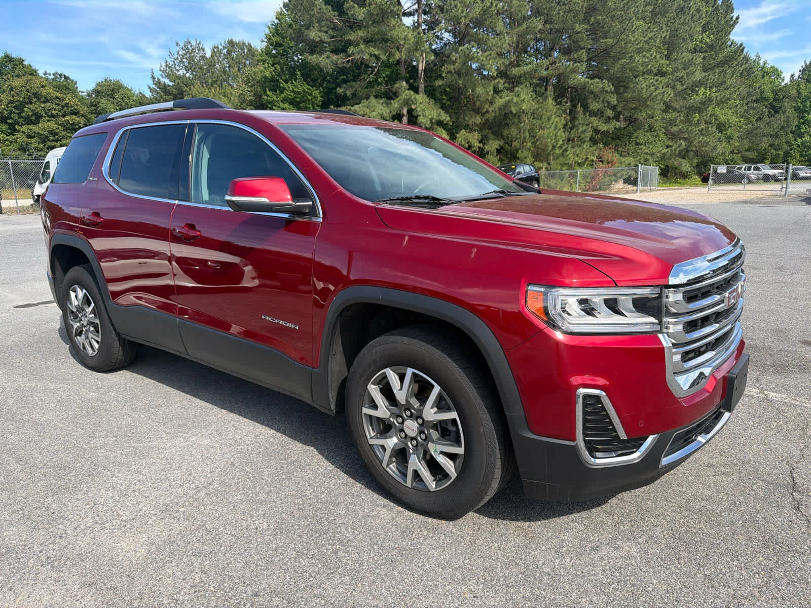 Certified Used 2023 Volcanic Red Tintcoat GMC SLE image 3