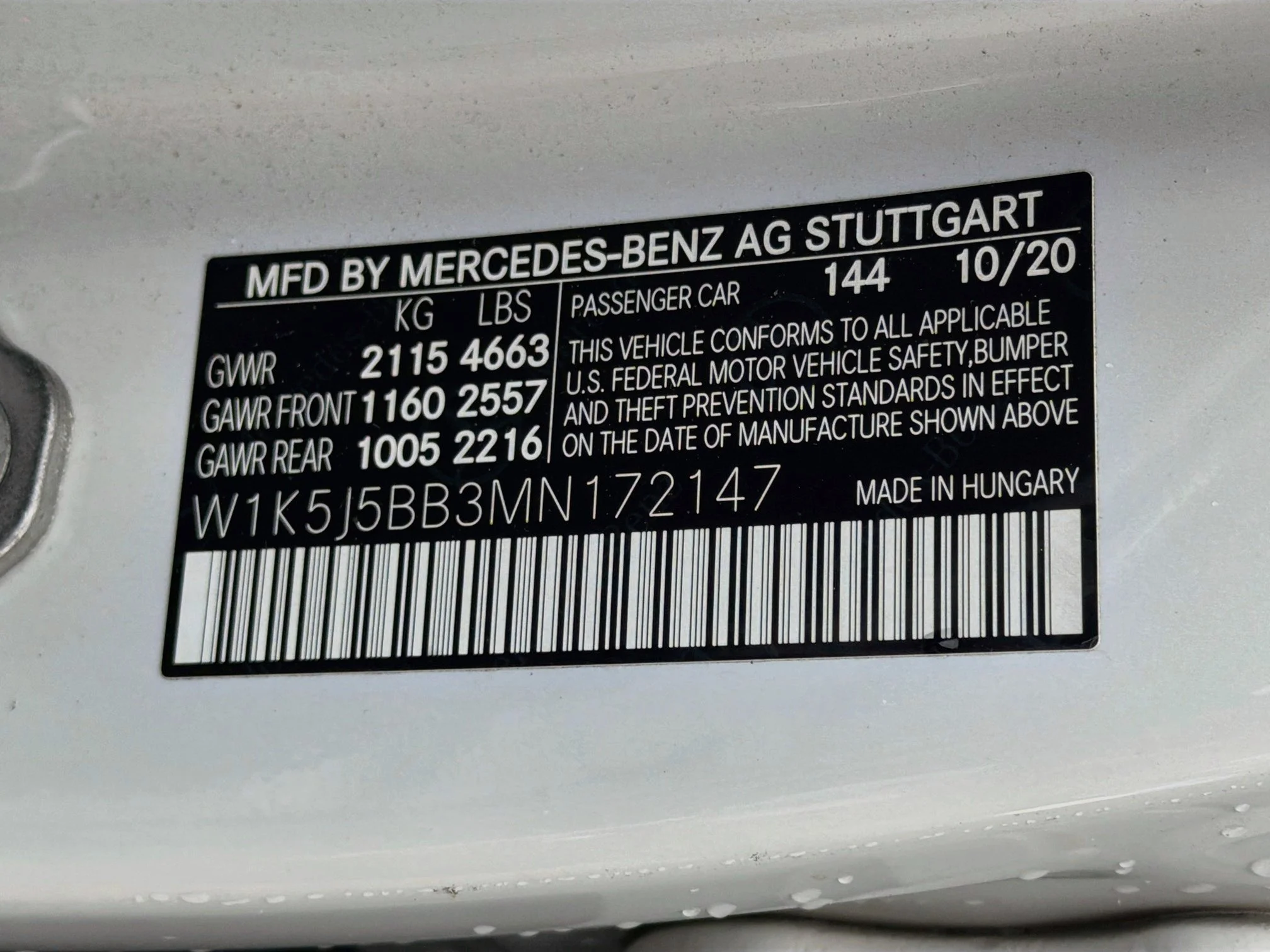 Used 2021 Polar White Mercedes-Benz AMG® CLA 35 image 42