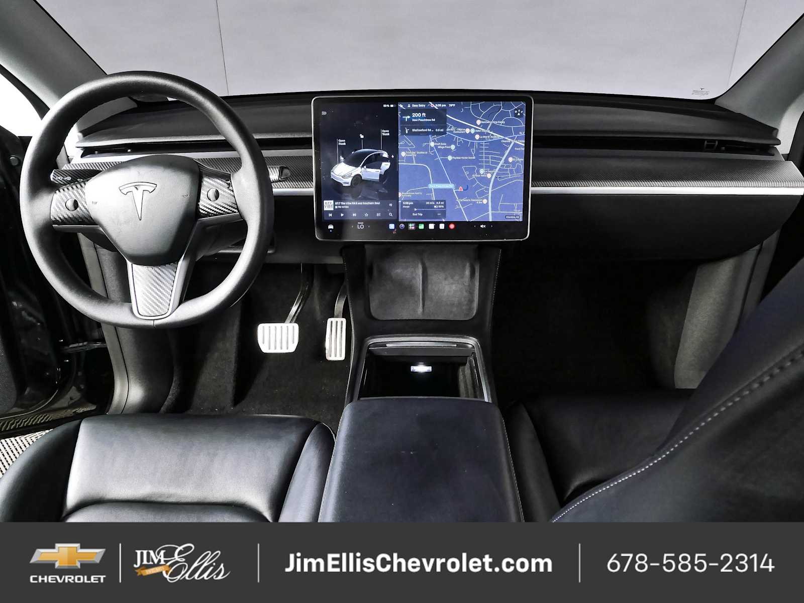 Used 2022 Black Tesla Performance Dual Motor All-Wheel Drive image 16