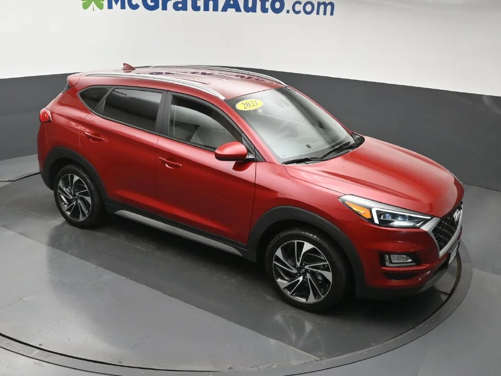 Certified Used 2021 Red Hyundai Sport image 3