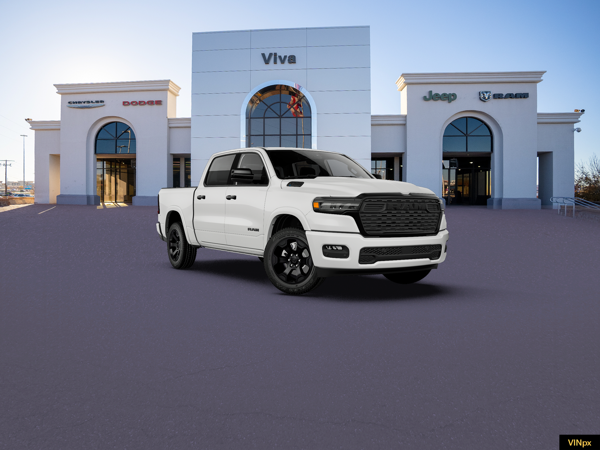 New 2027 Bright White Clearcoat RAM BIG HORN image 8