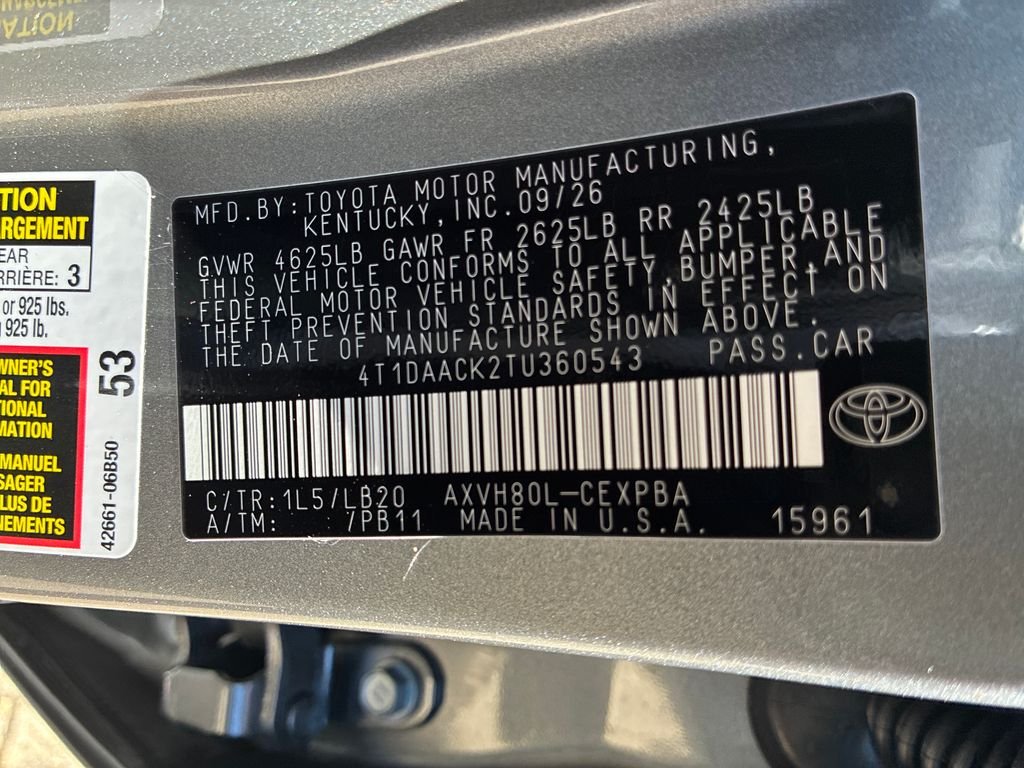 New 2026 Heavy Metal Toyota XSE image 36