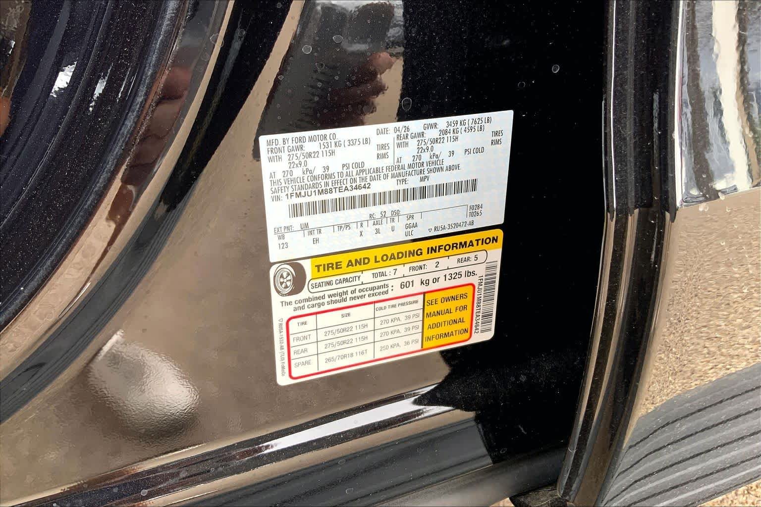 New 2026 Agate Black Metallic Ford Platinum® image 21