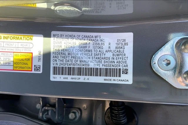 2026 Honda Civic Sport - Photo 15