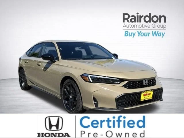 Certified Used 2025 Sand Dune Pearl Honda Sport image 1