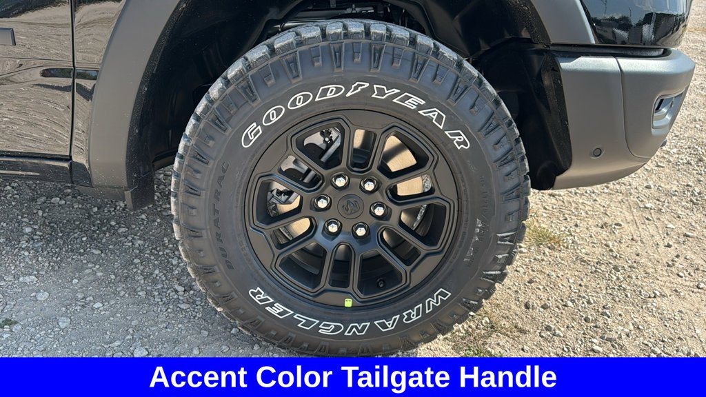New 2027 Diamond Black Crystal Pearl-Coat Exterior Paint RAM Rebel image 9
