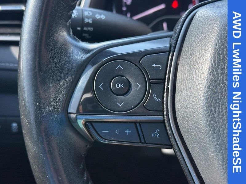 Used 2022 Midnight Black Metallic Toyota SE Nightshade image 21