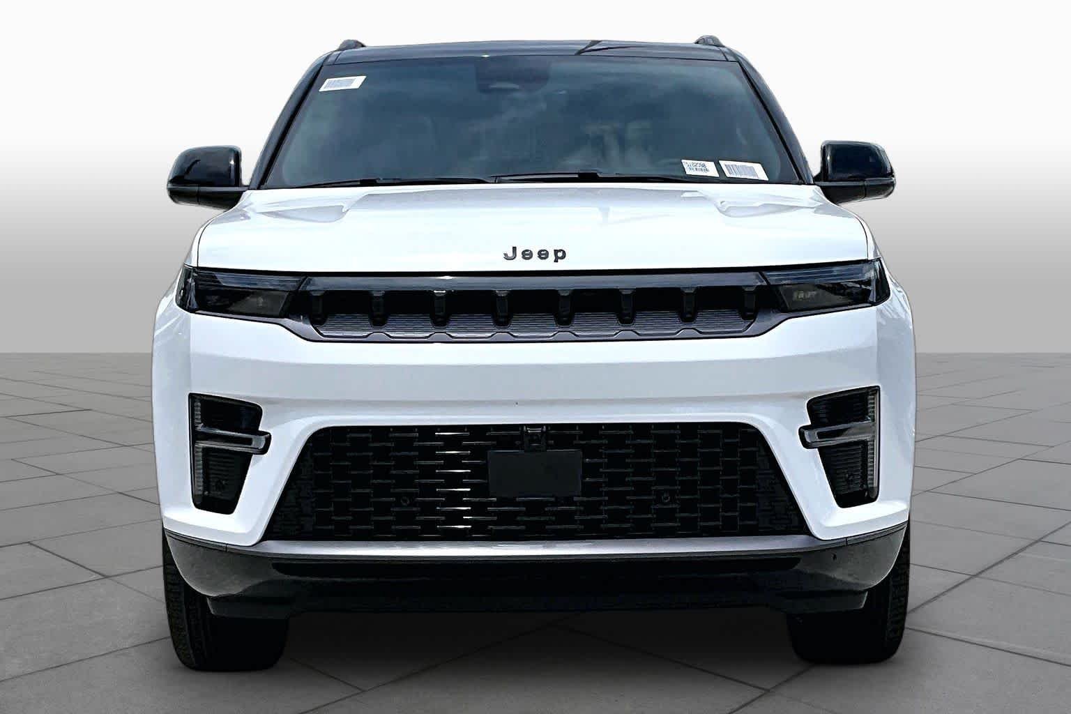 New 2026 Bright White Clear-Coat Exterior Paint Jeep Summit Obsidian image 3