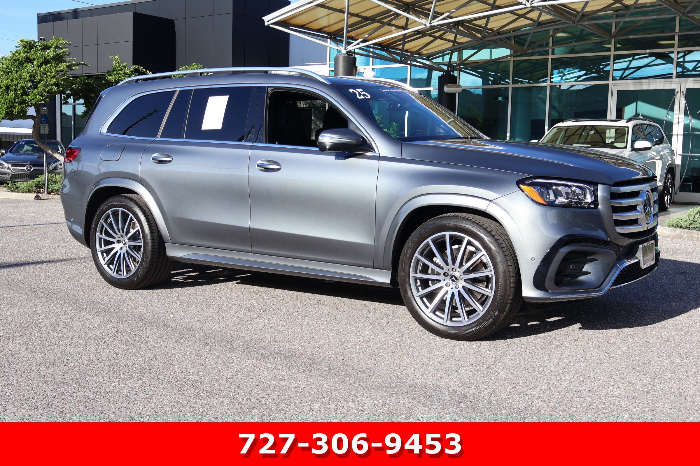 Certified Used 2025 Selenite Gray Metallic Mercedes-Benz GLS 450 image 12