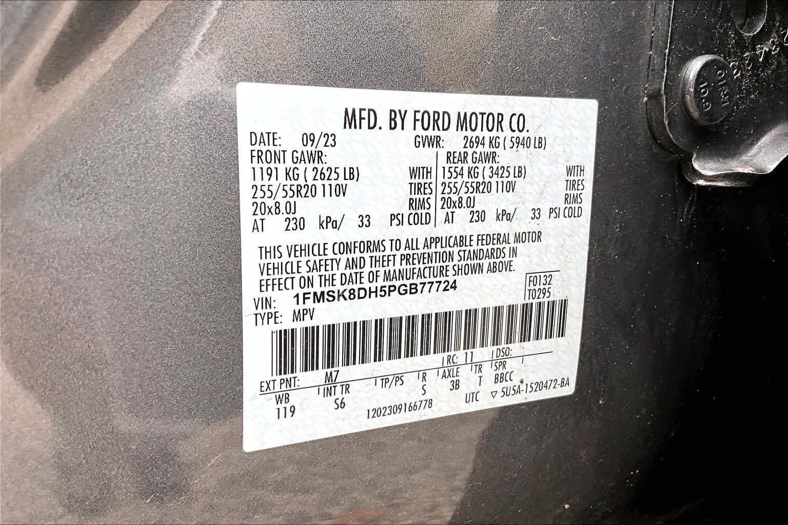Certified Used 2023 Carbonized Gray Metallic Ford XLT image 34