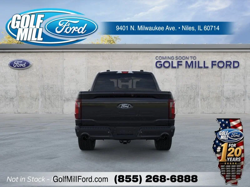 New 2026 Agate Black Metallic Ford XLT image 4
