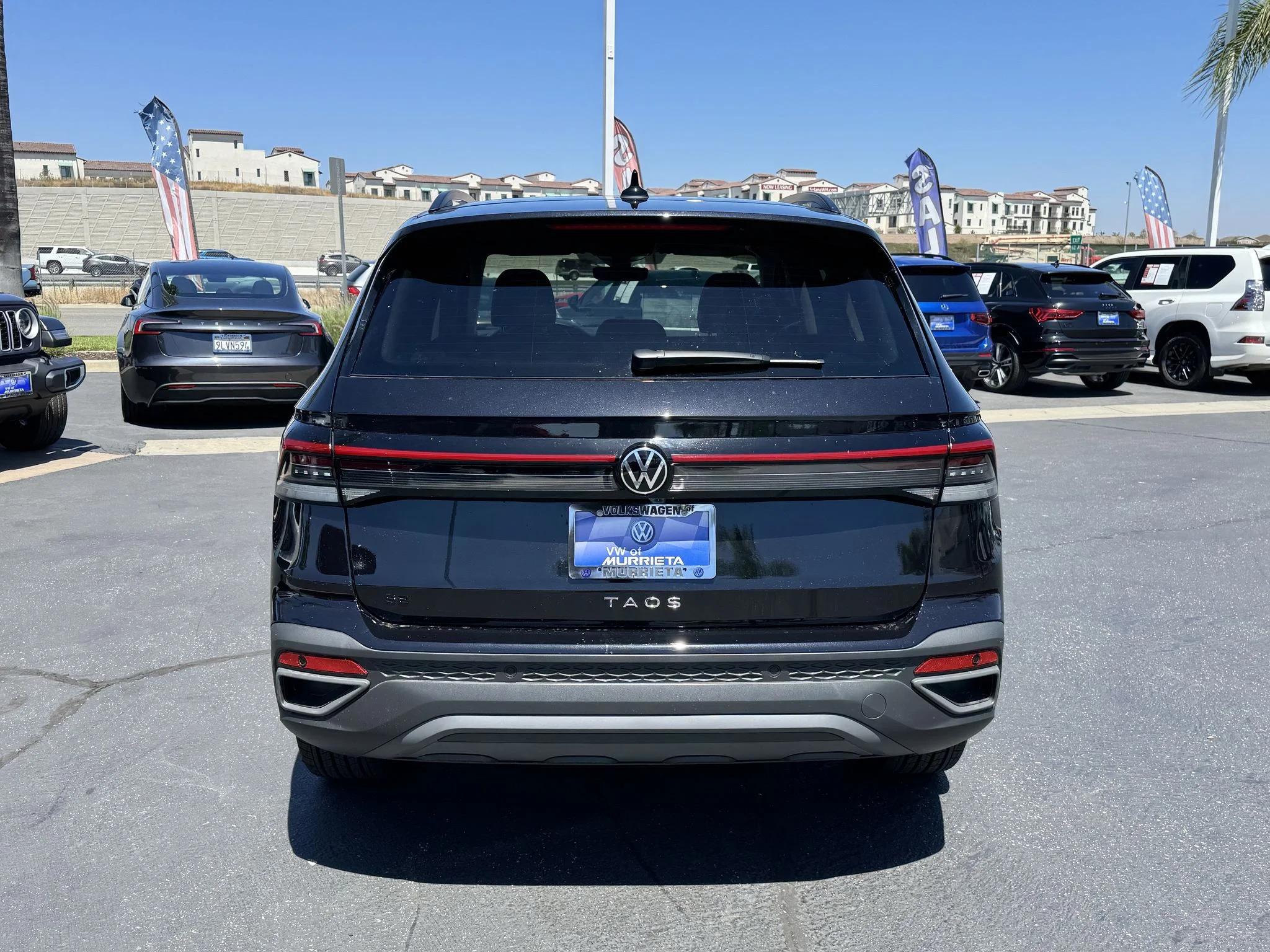 New 2026 Deep Black Pearl Volkswagen SE Black image 6