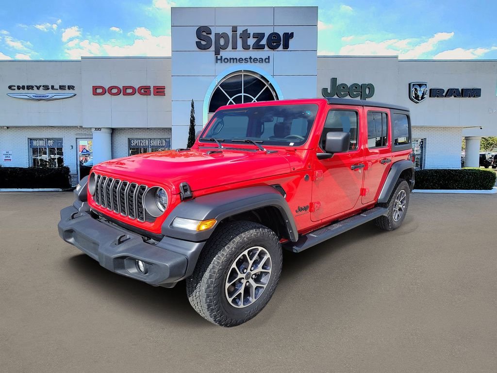 New 2025 Firecracker Red Clearcoat Jeep Sport S image 4
