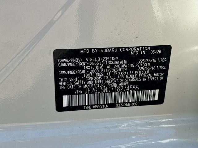 New 2026 CRYSTAL WHITE PEARL Subaru Limited Hybrid image 38