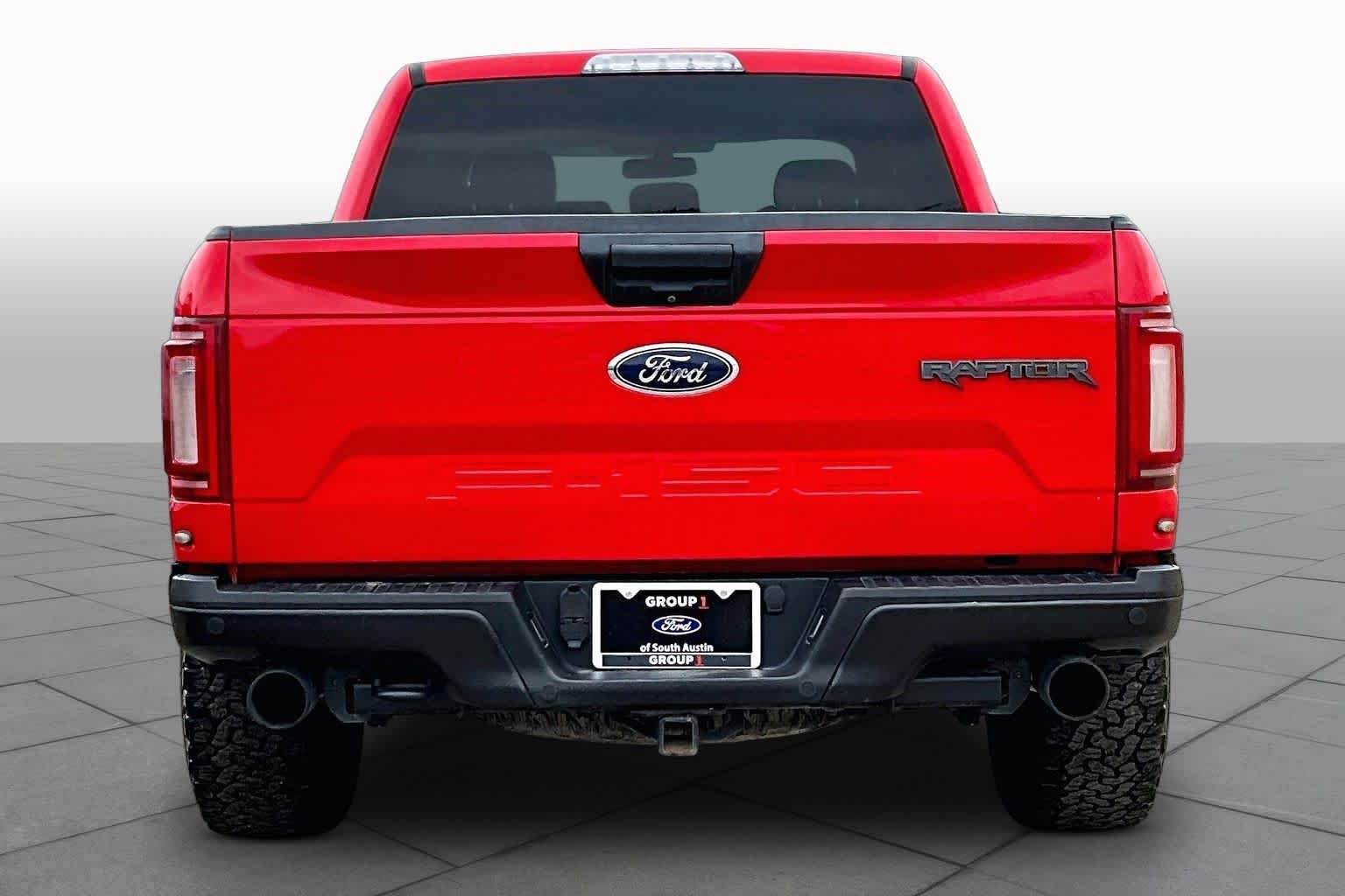 Used 2018 Race Red Ford Raptor image 5