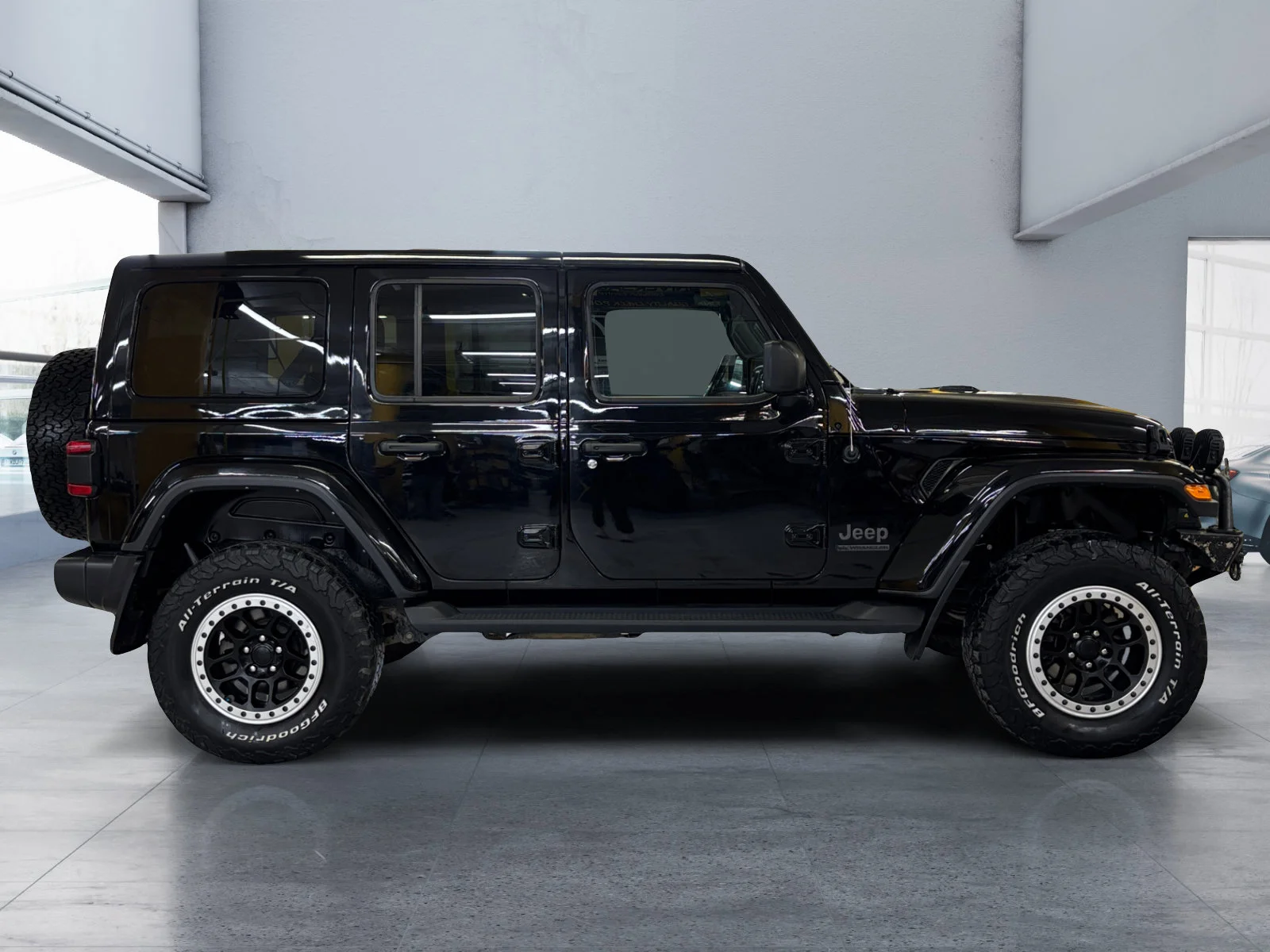 Used 2021 Black Jeep Unlimited Sahara 80th Anniversary image 6