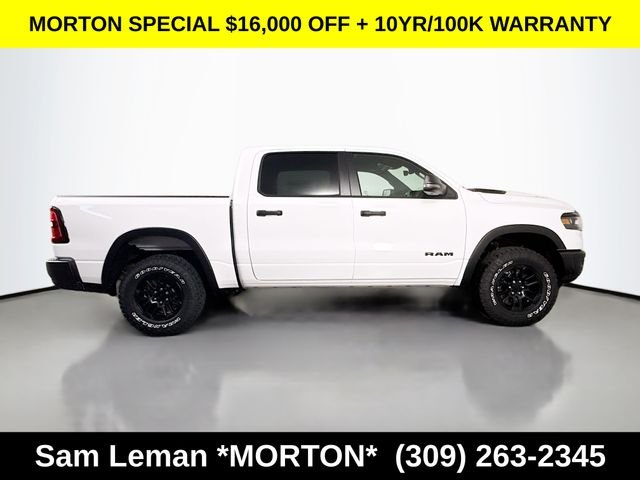 New 2026 Bright White Clear-Coat Exterior Paint Ram Rebel image 8