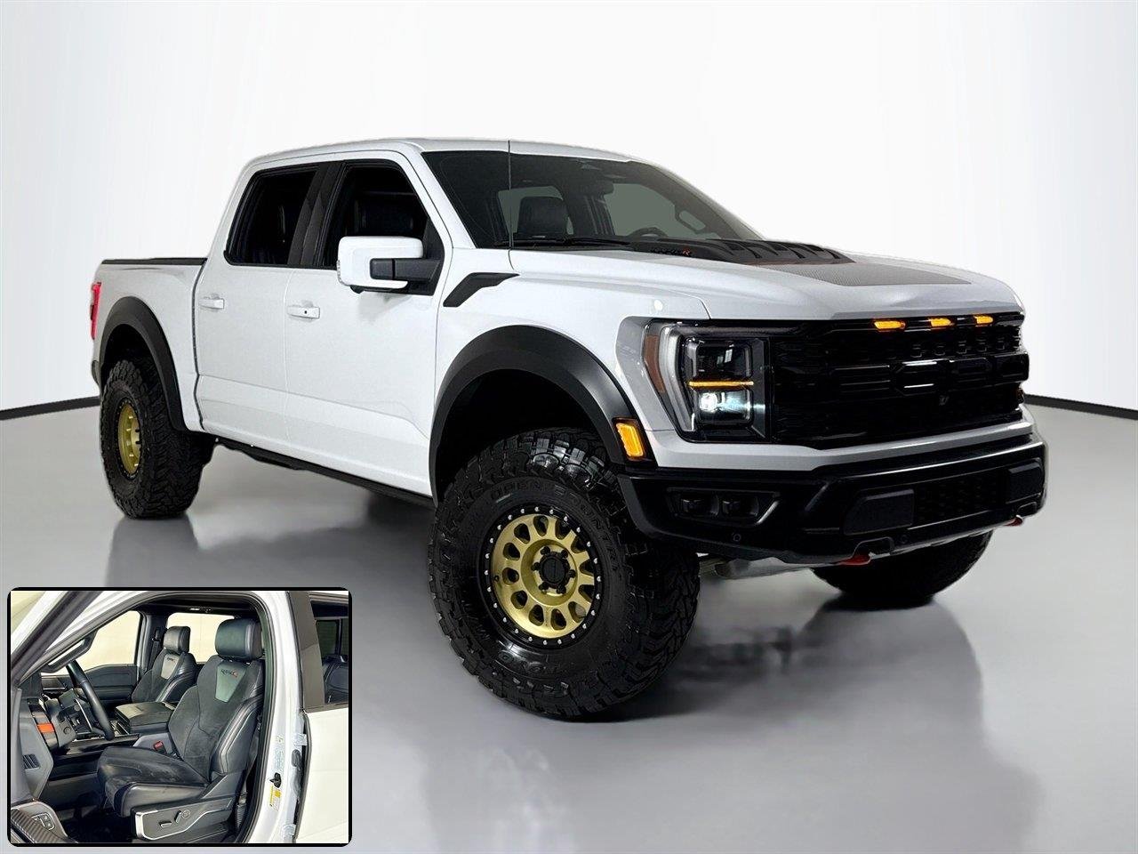 Used 2023 Oxford White Ford Raptor R | Carbon Int | Upgraded Wheels image 2