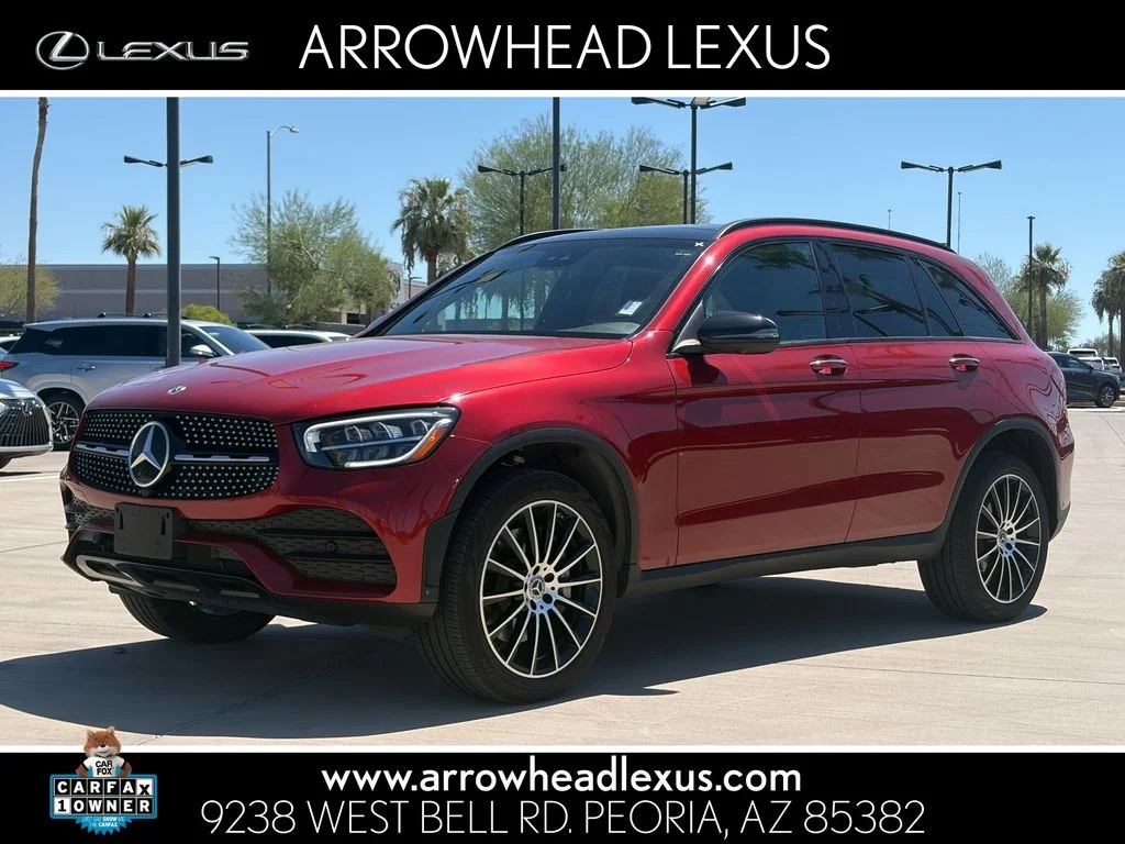 Used 2022 Red Mercedes-Benz GLC 300 image 1