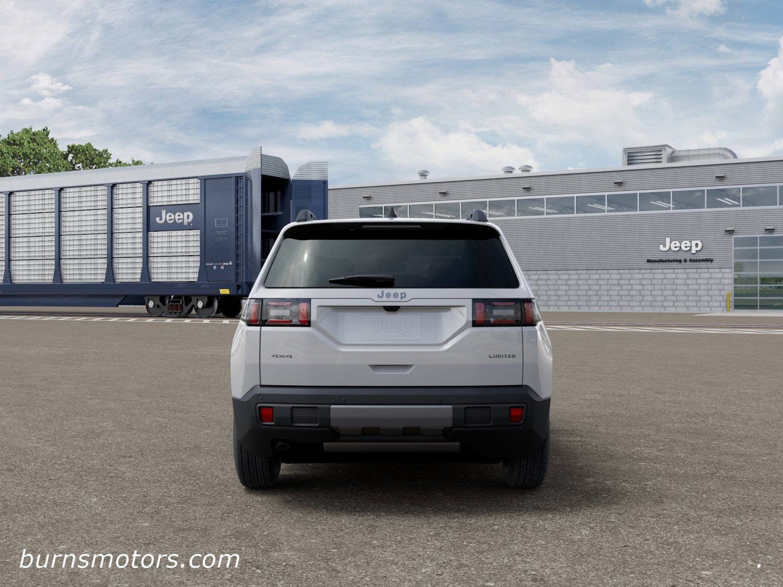 New 2026 Bright White Clear-Coat Exterior Paint Jeep Limited image 7