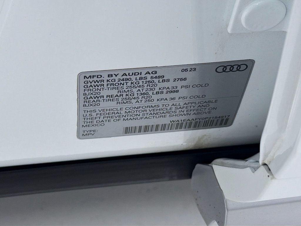 Used 2023 Ibis White Audi S line Premium Plus 45 TFSI quattro image 35