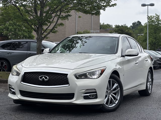 Used 2015 Moonlight White INFINITI AWD/Heated Steering Wheel/Rear Camera image 7