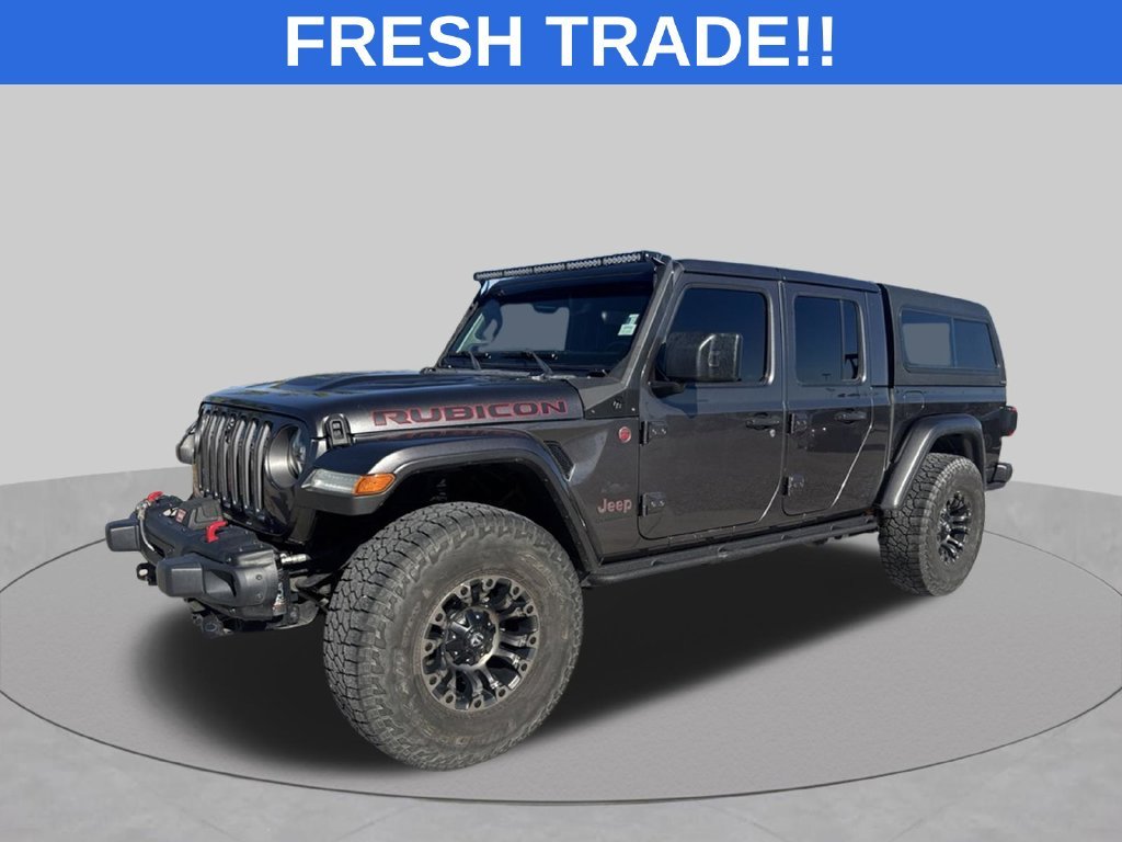 Certified Used 2021 Gray Jeep Rubicon image 1