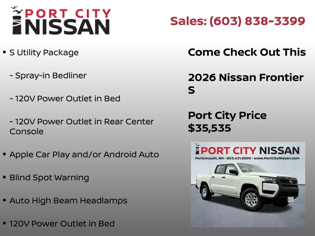 2026 Nissan Frontier S - Photo 9