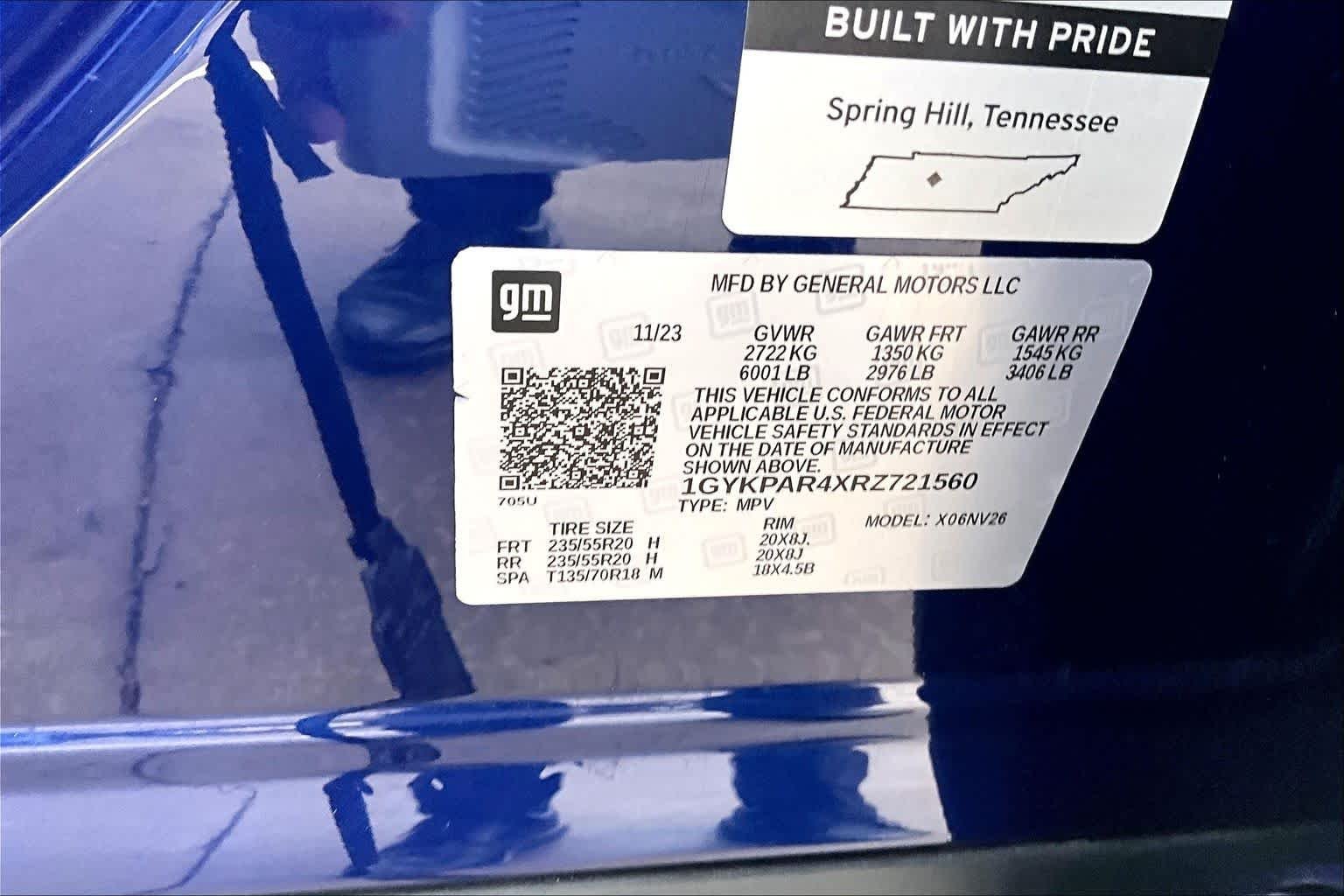 Used 2024 Opulent Blue Metallic Cadillac FWD Luxury image 32
