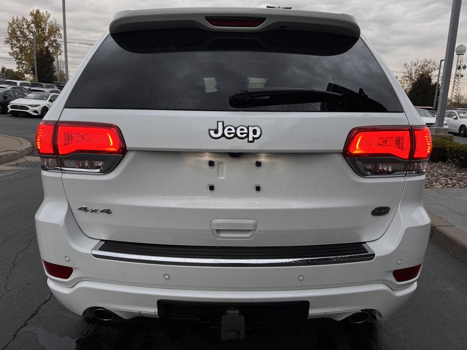Used 2021 Bright White Clearcoat Jeep Overland image 4