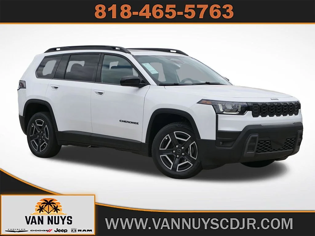 New 2026 Bright White Clear Coat Jeep Limited 4x4 image 1