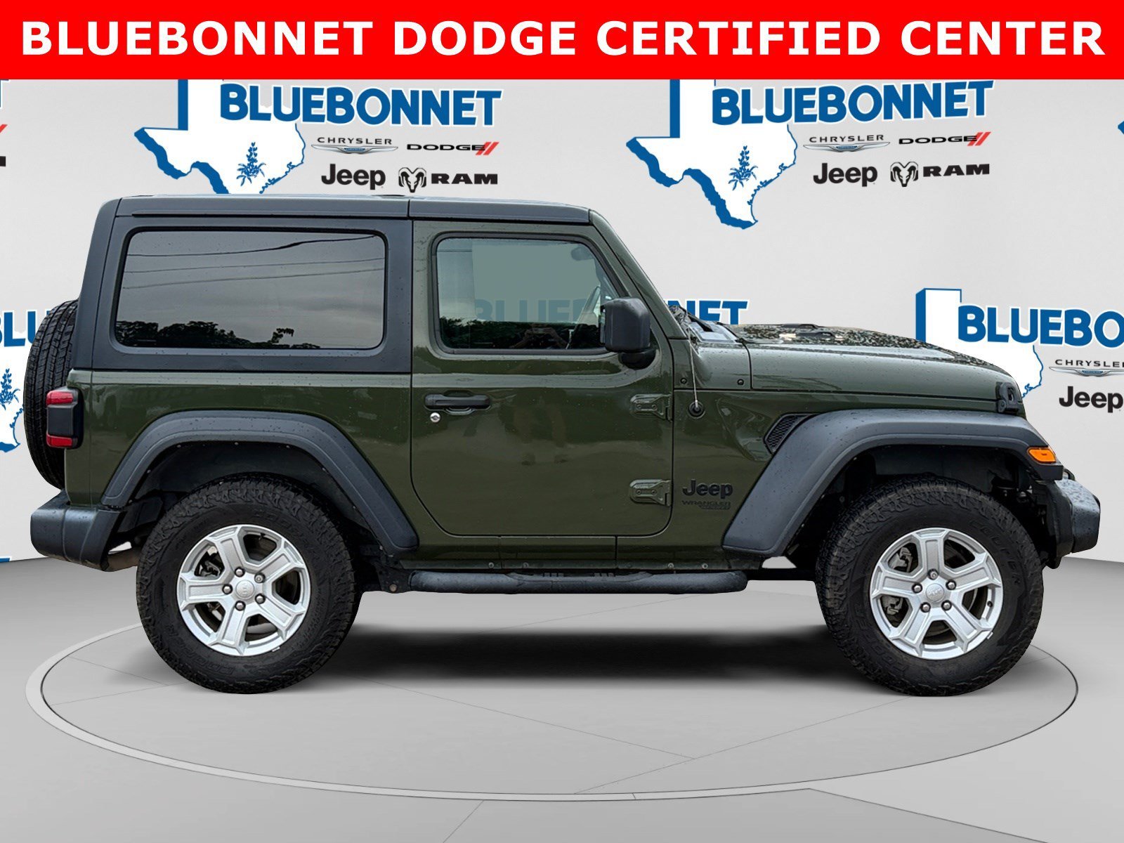 Used 2021 Sarge Green Clearcoat Jeep Sport S image 4