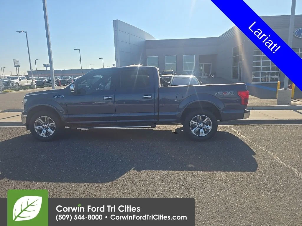 Used 2018 Blue Ford Lariat image 9