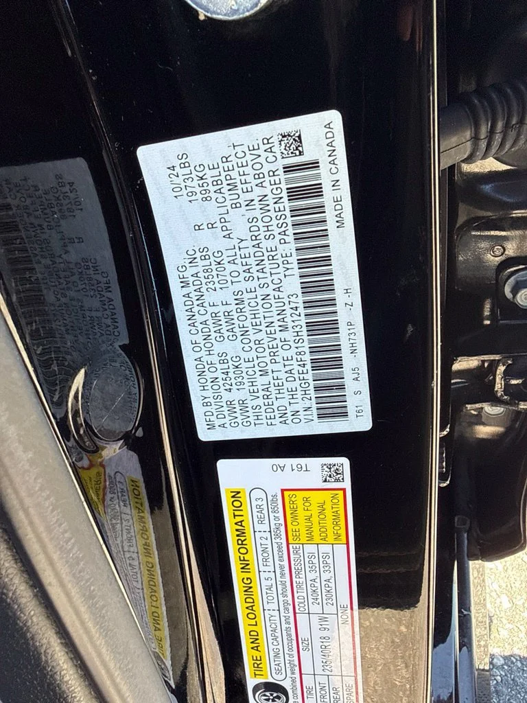 Used 2025 Black Honda Sport Touring image 29