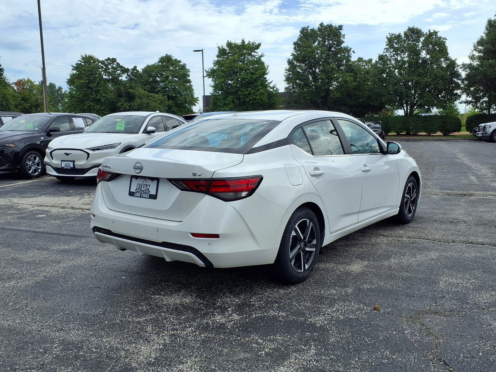 Used 2024 Aspen White Tricoat Nissan SV image 26