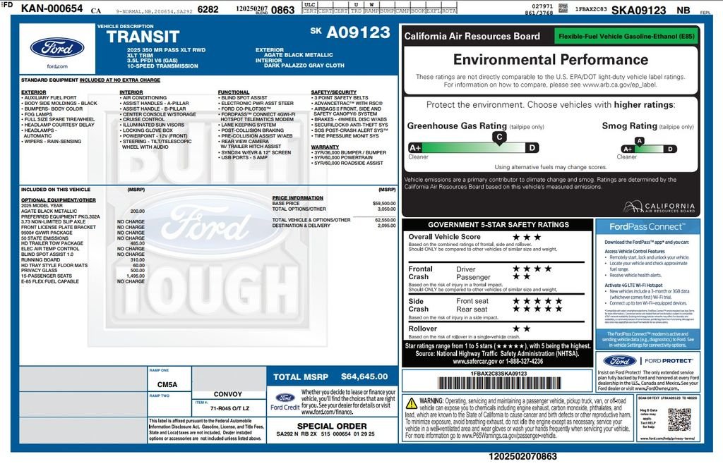 Certified Used 2025 Black Ford XLT image 2