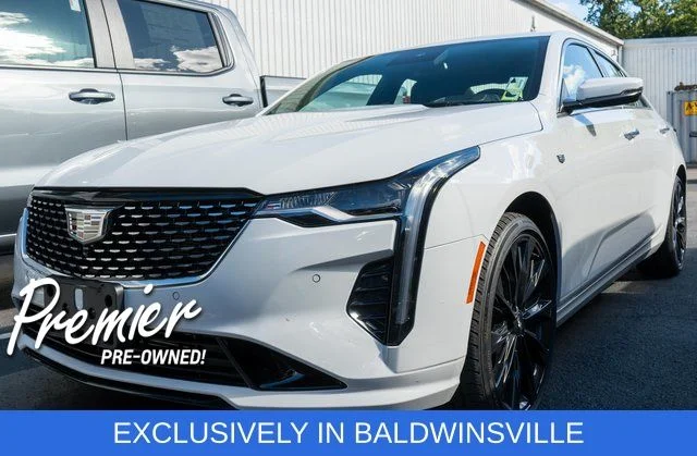 Used 2023 White Cadillac Premium Luxury image 1