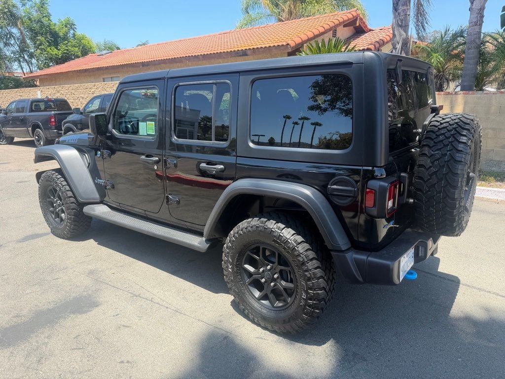 Used 2024 Black Jeep Willys 4xe image 9