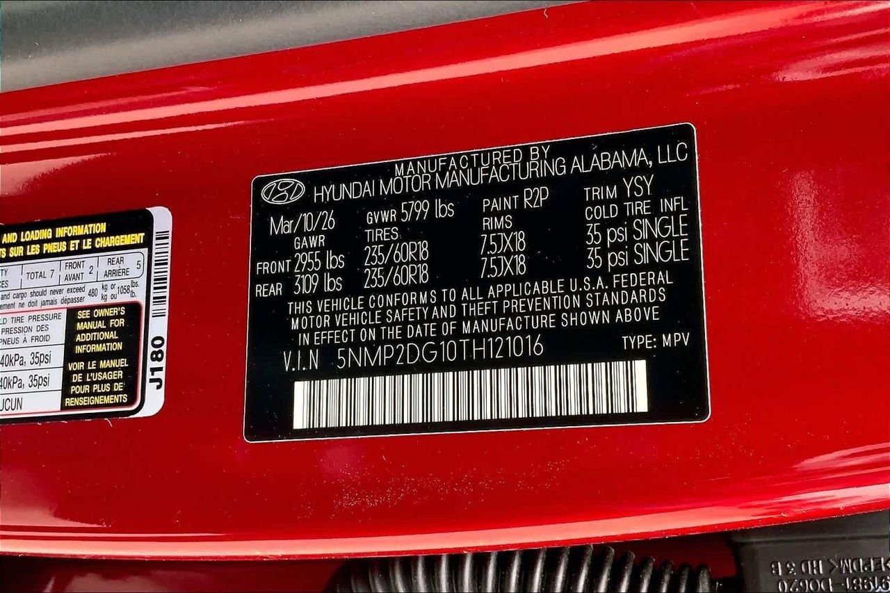 New 2026 Ultimate Red Hyundai SEL image 19