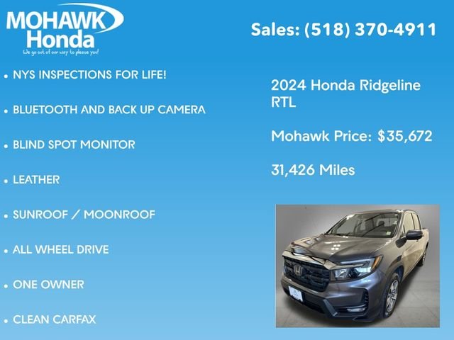 2024 Honda Ridgeline RTL - Photo 8