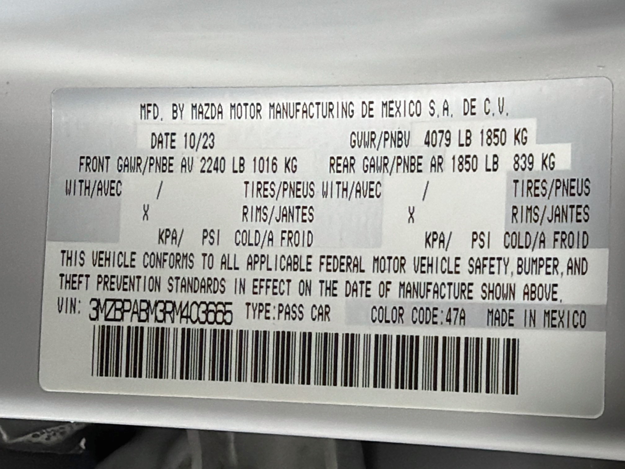 Certified Used 2024 Ceramic Metallic Mazda 2.5 S Select Sport image 27