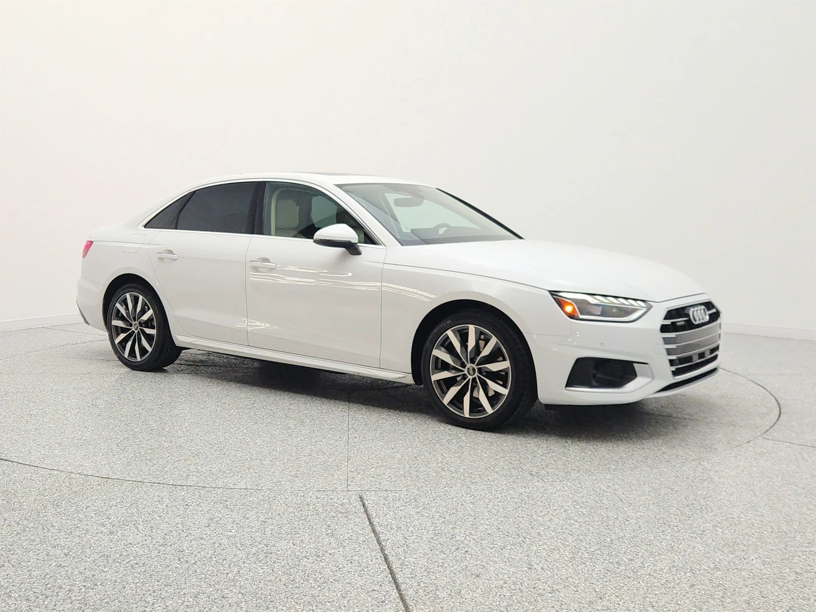 Used 2024 Glacier White Metallic Audi Premium 40 TFSI quattro image 3
