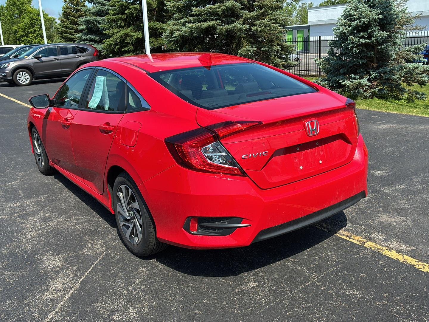 Used 2017 Burgundy Night Pearl Honda EX image 16