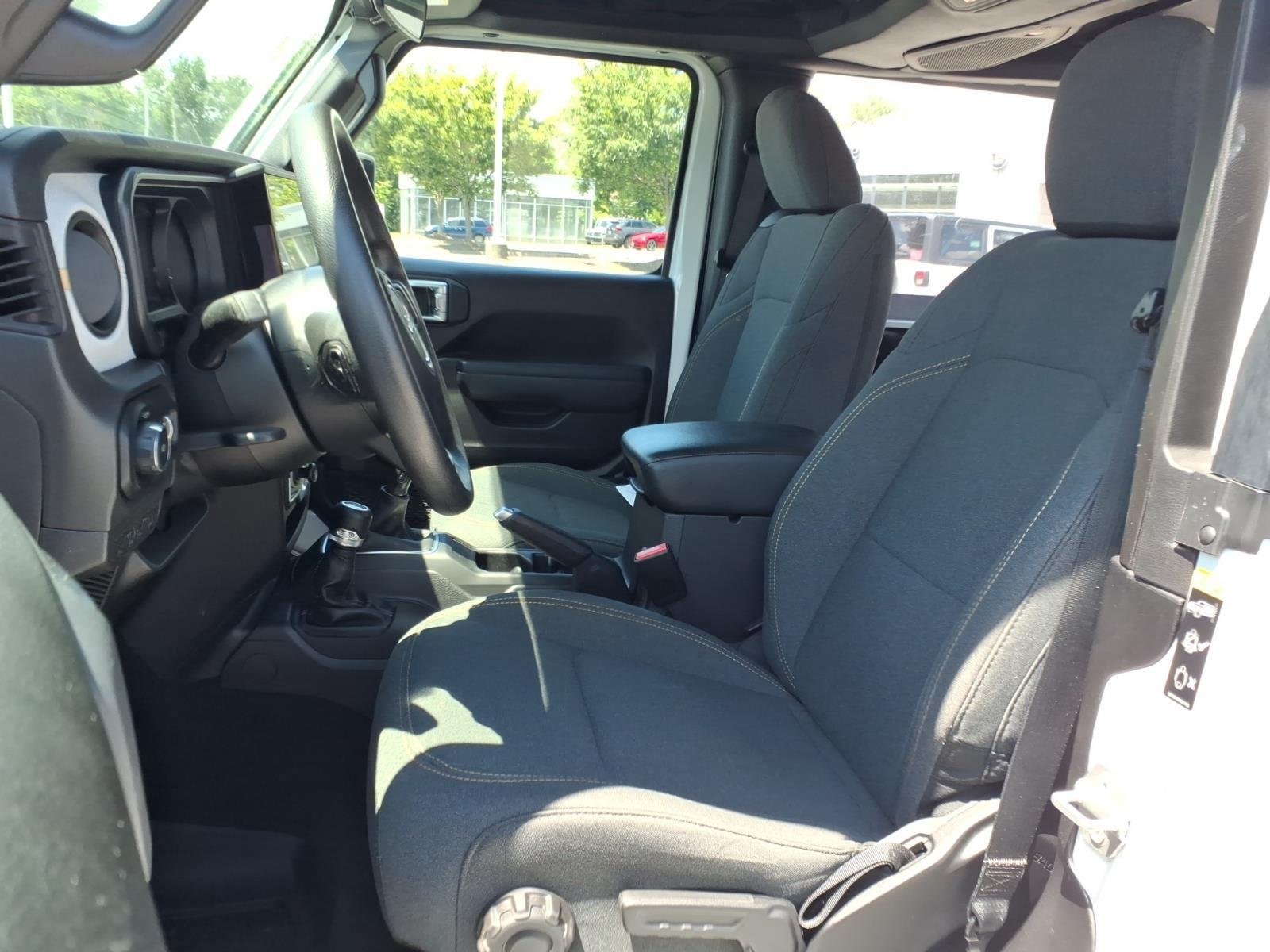 Used 2025 Bright White Clearcoat Jeep Sport image 17