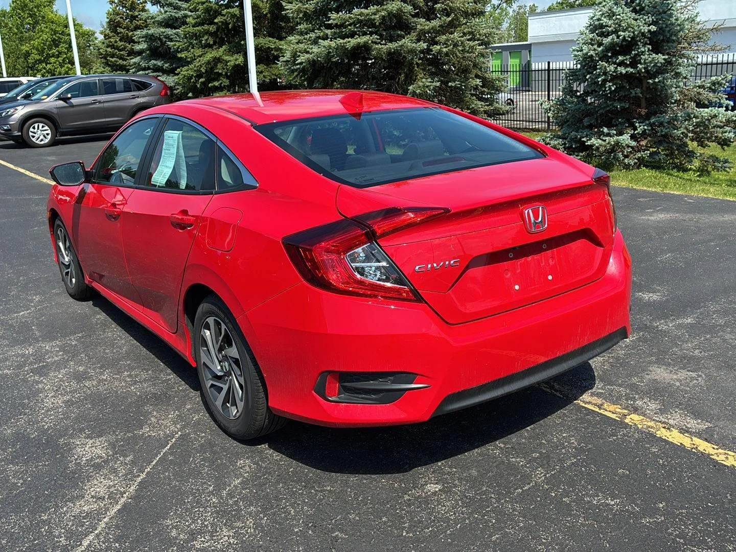 Used 2017 Burgundy Night Pearl Honda EX image 16