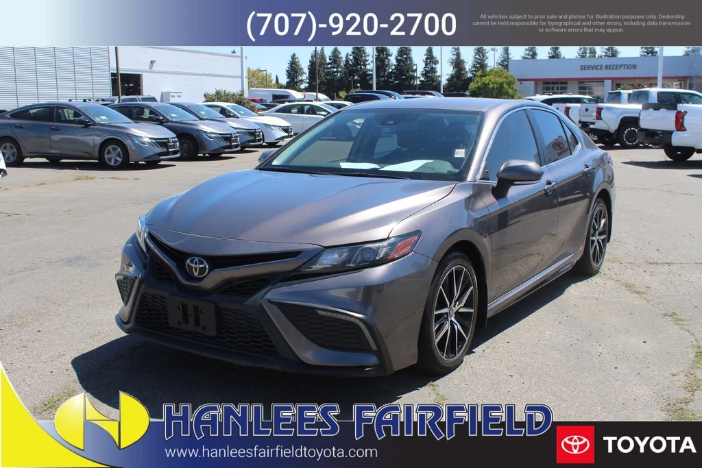Certified Used 2022 Gray Toyota SE image 3