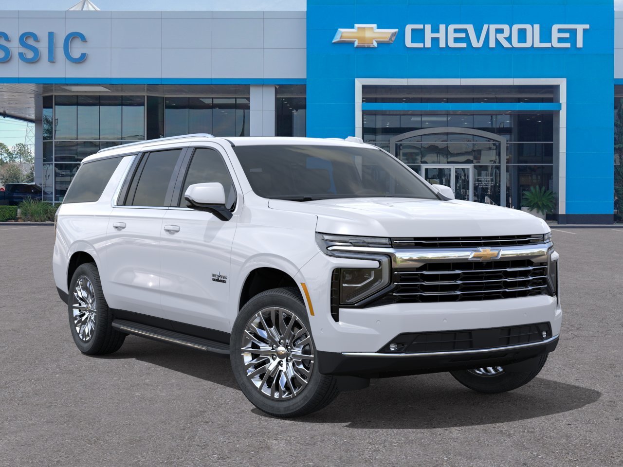2026 Chevrolet Suburban LT White at Classic Elite Chevrolet Hwy 6