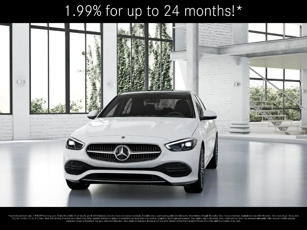 New 2026 Polar White Mercedes-Benz C 300 image 42